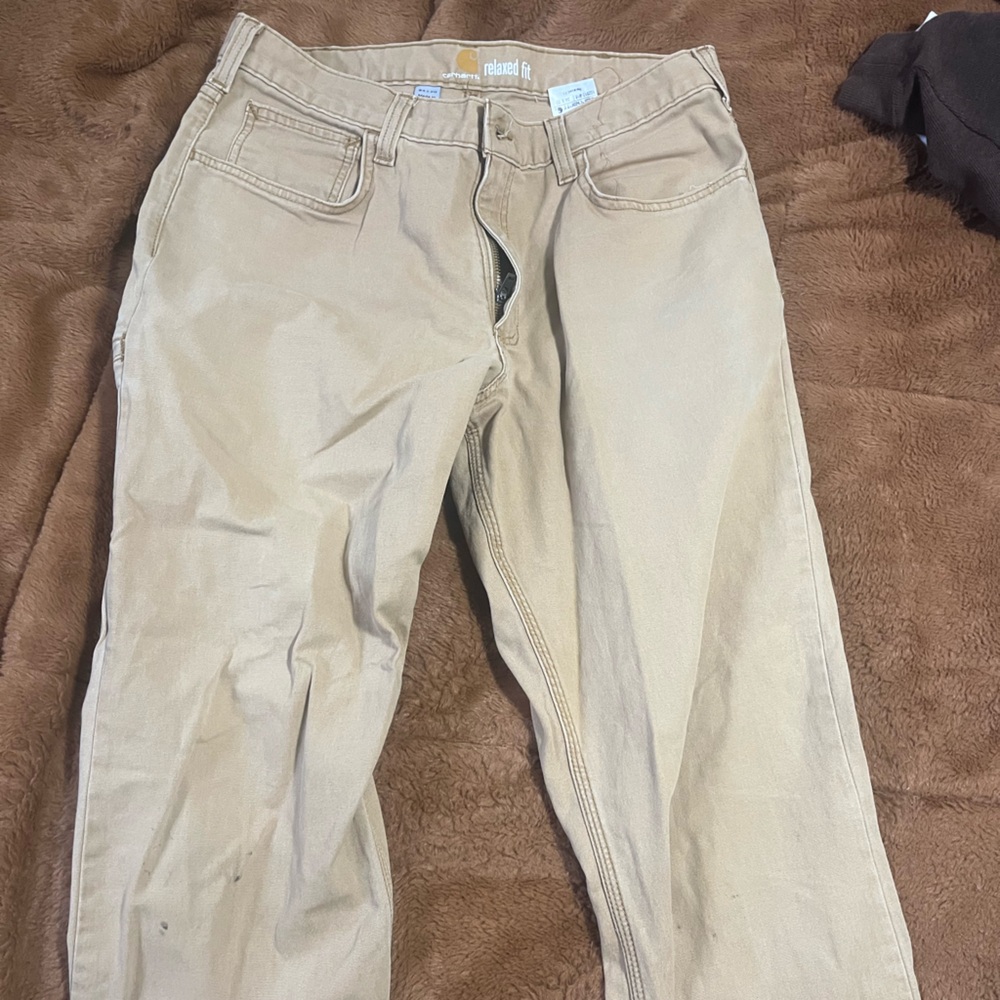 Carhartt Relaxed Fit Tan Pants